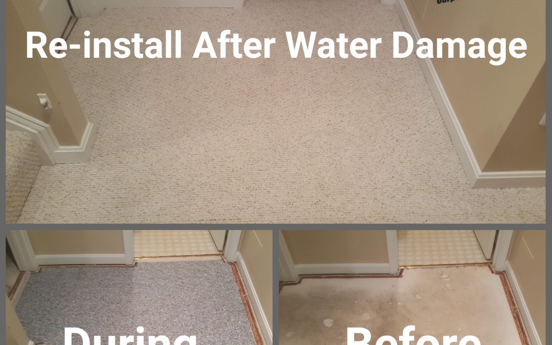 Carpet Reinstallation after Flooding in Maryland